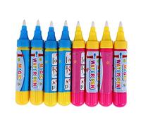 Marhynchus Lot de 8 Jouets Magiques à L'eau pour Enfants, Tapis D'écriture, Stylo, Outil de Jeu, sans Encre, Réutilisable, Sûr, avec Marqueurs à Séchage Rapide, pour la Peinture des