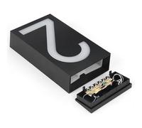 Marhynchus Lumière Solaire de Signe de Numéro de LED, Lumière d'adresse de Porte de PC d'abs avec 6 LED IP55 Manuel et Contrôle de la pour l'affichage de Numéro de Maison de Villa de Couloir de