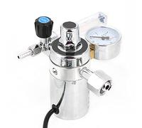 Marhynchus Manomètre de CO2, Régulateur de Dioxyde de Carbone en Alliage de Zinc avec Plage de Pression de 0 à 25 MPa pour les Applications de Chauffage au CO2 (220V)