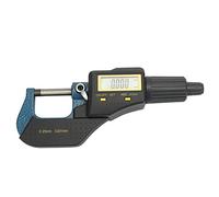 Marhynchus Micromètre Numérique Micromètre électronique 0 à 25 Mm Sonde en Carbure cémenté Résolution 0,001 Mm Écran LCD Conversion -pouce pour la Mesure et l'usinage Industriels