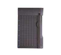 Marhynchus Mini A5 Paper Trimmer 4x6in Portable Desktop Manual Photo Paper Cutter For Craft Cards Scrapbooking Supplies Kit Home School Office With Sliding Metal (gris foncé)