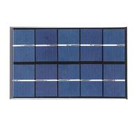 Marhynchus Mini Chargeur de Panneau Solaire 1,9 W 5 V, Chargeur de Batterie Solaire, Extérieur, Polysilicium Haute efficacité avec Revêtement en Résine pour Projets de