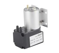 Marhynchus Mini Pompe à Vide DC 12V 24V 10W 15L/min -80kpa, Pompe D'aspiration à Pression Négative avec Support, pour L'analyse des Gaz, L'échantillonnage des Projets de Bricolage (DC12V)
