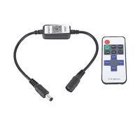 Marhynchus Mini Télécommande sans Fil RF à 11 Touches, Contrôle par Application Téléphonique, Sortie DC 5-24 V 6 A pour Bandes Lumineuses LED Monochromes avec Télécommande sans Fil et