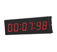 Marhynchus Minuterie de Course à LED, Alliage d'aluminium, Chronomètre à Compte à Rebours Multifonctionnel, Affichage Rouge à 6 Chiffres, Idéal pour la Course à Pied, Les événements de Gymnastique