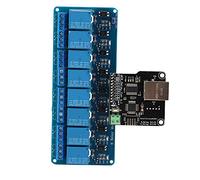 Marhynchus Module de Contrôle Ethernet LAN WAN Network Web Server RJ45 Port à 8 Canaux de Port pour Télécommande des Appareils Via Internet ou Intranet