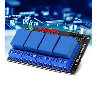 Marhynchus Module de Relais, Module de Relais 4 Voies 3 V Niveau Bas avec Voyant Lumineux pour la Domotique et le Contrôle des Appareils