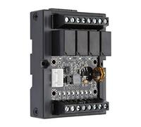 Marhynchus Module de Relais Programmable FX1N 10MR, Carte de Commande Industrielle avec Circuit de Synchronisation pour Interrupteur de Retard PLC et Commande de Moteur