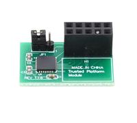 Marhynchus Module de sécurité TPM 10 Broches PCB TPM 2.0, Plate-Forme de Confiance, Accessoires de Carte Mère pour Un Stockage par Cryptage sécurisé