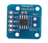 Marhynchus Module Thermocouple de Type K, PCB, Capteur de Température pour Détecter la Différence de Température de -200 C à 1350 C, Idéal pour les Projets de Bricolage et le Prototypage
