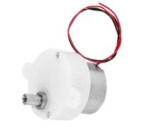 Marhynchus Motor à Engrenage en Plastique de 5 TR/Min, Moteur à Faible Consommation pour la Lumière en Scène de Jouets, Réduction de Vitesse 6V avec Arbre de Sortie de Trou Plat Double