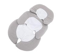 Marhynchus Nourrissons Car Lavables 3D Hohlwing Swing Swing Pain Pain pour Voyager Quatre Saisons de Palette D'ajustement Universel Polyvalent (Bloc de couleur blanc gris)