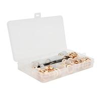 Marhynchus Oeillets de Couture, Ensemble d'Oeillets en Laiton, 50 Pièces avec Outil de Réglage pour les Loisirs, les Projets de Toile et l'artisanat du Cuir