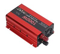 Marhynchus Onduleur à Onde Sinusoïdale Pure 12 V à 220 V 1000 W Maximum en Alliage d'aluminium avec Ventilateur de Refroidissement, Protection Contre Les Surcharges pour Utilisation de l'énergie