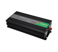 Marhynchus Onduleur à Onde Sinusoïdale Pure, Chargeur à Onde Sinusoïdale Pure 1000 W avec écran LCD LED, Crête 2000 W, 2 Prises CA USB, Convertisseur 12 V vers CA pour Voiture, Bateau, Camion,
