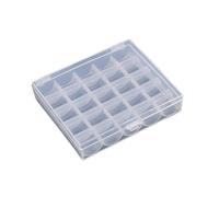Marhynchus Organisateur à Bobine, Boîtier à Bobine, 25 Emplacements en Plastique Transparent en Plastique de Couture Boîte de Rangement Organisateur de Bobbin,