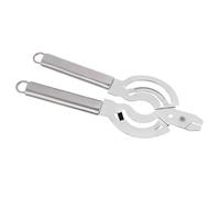 Marhynchus Ouvre-boîte Multifonctionnel en Acier Inoxydable, Dissolvant de Couvercle de Pot de Bouteille, Outil de Cuisine pour une Prise en Main et une Utilisation Faciles pour la Cuisine à