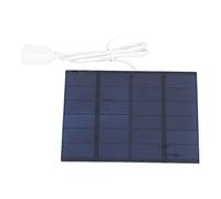 Marhynchus Panneau Solaire, Panneau de Chargeur Solaire en Polysilicium 6 V 1,5 W, Conversion de 19%, Conception Portable Légère pour les Projets de Bricolage, éclairage Domestique, Pompe à Eau