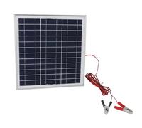Marhynchus Panneau Solaire Portable 50 W, Panneau Solaire en Silicium Monocristallin avec Cadre en Aluminium avec Câble de 3 Mètres et Clips de Batterie DC 18 V pour Camping-car, Camping,
