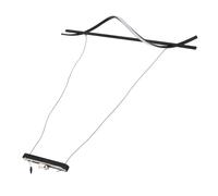 Marhynchus Pendante à LED d'onde avec Télécommande LED Dimmable LED INGULLE Wave Chandelier pour la Salle à Manger de Cuisine Black Minimalist Linear Wave Light Plafond Plafond