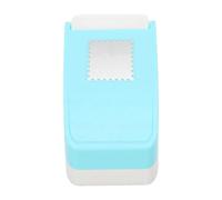 Marhynchus Perforateur de Timbre Rectangulaire, Perforateur de Timbre-poste, Lame en Acier Inoxydable avec Fenêtre Visuelle pour L'artisanat en Papier, le Scrapbooking, la Fabrica