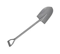 Marhynchus Petite Pelle, Pelle Entièrement en Acier MN avec Poignée Ergonomique en D, Construction Renforcée, Longueur 100 Cm, Lame Pointue pour Le Jardinage, Le Camping, Creuser