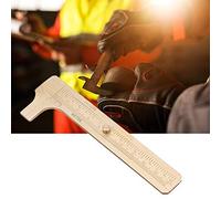 Marhynchus Pied à Coulisse en Laiton, Outil de Précision à Double échelle pour la Mesure des Bijoux, Précision de 0 à 100 Mm, Idéal pour les Bijoutiers et les Artisans