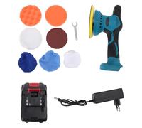 Marhynchus Polisseuse de Tampon de Voiture sans Fil, Machine de Polissage Orbitale 8 Vitesses 5500 TR/Min 6 Pouces avec Batterie 1300 MAh et écran LCD, (Prise UE 100-240V)