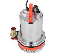 Marhynchus Pompe Submersible DC Pompe de Surpression en Acier Inoxydable 300 W DC12 V par H 10 M Ascenseur Sortie 25 Mm pour l'irrigation des Terres Agricoles Construction de Terres Transfert