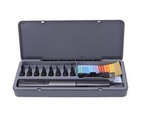 Marhynchus Ponceuse électrique Alternative, Stylo de Ponceuse de Détail en Alliage d'aluminium avec 5400 Tr/min 3 Vitesses, 8 Têtes de Ponçage, Papier de Verre 7 Grains, Lumière LED pour l' 3D et la