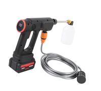 Marhynchus Pression sans Cordon Roundite de Lave-cache à Lavette de Voiture Alimentée Pression électrique Rondelle 900psi 24000 Tr/Min 2,4 Gpm Portable avec Buse 6 en 1 21800mAh Batterie (Prise UE)
