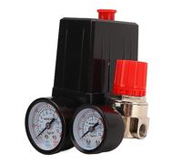 Marhynchus Pressostat de Compresseur d'air, Kit de Soupape de Commande ABS en Laiton et Acier Inoxydable, Pièces de Rechange de 0 à 180 PSI, pour Utilisation en Atelier de Maintenance de Réparation