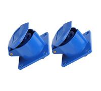 Marhynchus Prise de Courant Industrielle Femelle 3 Broches, 2 Pièces, Plastique Technique, Antidéflagrant 16A 220-250V pour Connexions Industrielles