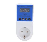 Marhynchus Protecteur de Surtension, Prise de Courant électrique Sûre Réglable 20A avec Affichage Numérique pour Appareils électroménagers et équipements Sensibles (Prise UE)