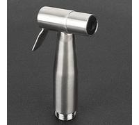 Marhynchus Pulvérisateur de Bidet Portatif en Acier Inoxydable avec Bouton-pression pour Chasse D'eau et Nettoyage des Toilettes, Buse Amovible, Montage Mural, Acier Inoxydable 304