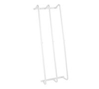 Marhynchus Rack de Serviettes Roulées Verticale Verticale Porte-Serviette Mural Organisateur de Serviette Montée à 3 Tubes Porte-Serviette de Salle de Bain avec Un Démontage Facile pour (White)