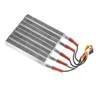 Marhynchus Réchauffeur d'air en Céramique 220 V 1500 W Élément Chauffant Réchauffeur d'air électrique en Aluminium avec Câble Transfert de Chaleur Rapide à Température Constante pour (Avec des