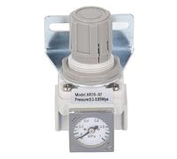 Marhynchus Régulateur de Pression d'air en Alliage d'aluminium, Valve de Contrôle de Pression 'air avec Manomètre G1 4 14,5 à 123,3 PSI pour Compresseur 'air et Réglage de la des Outils