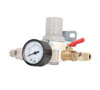 Marhynchus Régulateur de Pression NPT 1/4 Pouce Régulateur de Pression D'air NPT avec Manomètre 0-1 MPa Port de Manomètre NPT 1/8 Pouce pour Outils Pneumatiques Systèmes D'air comprimé
