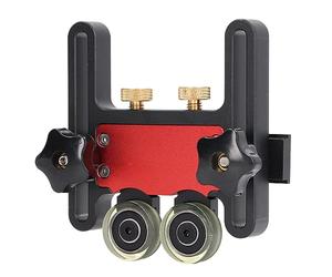 Marhynchus Rouleau de Scie de Table, Alimentateur à Double Roue en Alliage d'aluminium pour Atelier de Menuiserie avec Mécanisme Coulissant Durable