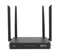 Marhynchus Routeur WiFi 4G LTE, Routeur Internet sans Fil avec Emplacement pour Carte SIM pour Bureau à Domicile, Modem 4G Haute Vitesse avec 6 Antennes 5 DBi (Prise UE)