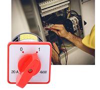 Marhynchus Sélecteur de Changement à 3 Positions avec 6 Bornes, évalué à 20 A pour le Contrôle du Générateur et le Fonctionnement du Moteur