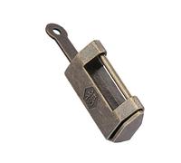 Marhynchus Serrure Rétro Antique, Cadenas u Design Vintage, Matériau en Alliage de Zinc Solide, Parfait pour les Mini Armoires à Tiroirs et les Boîtes à Bijoux (S)