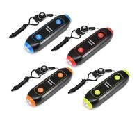 Marhynchus Sifflet électronique Sifflet électrique Portatif à Piles avec 3 Tonalités Réglables 120 à 150 DB Lumière SOS et Lanière pour Arbitres, Entraîneurs, Entraînement, Sports de Plein Air