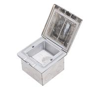 Marhynchus Socket de Plancher étanche à la Flamme étanche Ignifuge de Prise Encastrée avec une Norme de Port de Câble Réseau, pour la Maison, le Bureau, L'utilisation Professionnelle,