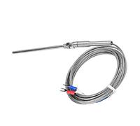 Marhynchus Sonde de Thermocouple de Type K Très Sensible, Fil de Capteur de Température 100mm 0-400 ℃ pour la Recherche en Laboratoire (4M)