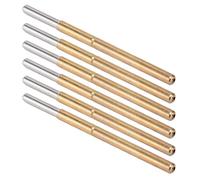 Marhynchus Sondes de Test à Ressort, Tête Ronde en Laiton et Acier Inoxydable, 100 Pièces pour Connecteur de Doigt en or et Test de Tampon de Soudure