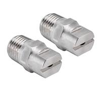 Marhynchus Suggestion par Pulvérisation en Acier de la Buse de Réglage du Ventilateur pour Le Nettoyage, L'irrigation, la Lubrification - 2pcs (95°)