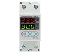 Marhynchus SVP 916 Dispositif de Protection de Tension Réglable Protection de Réinitialisation Automatique Contre Les Surtensions avec Temps de Retard Réglable 230 V AC 50-60 Hz (80A)