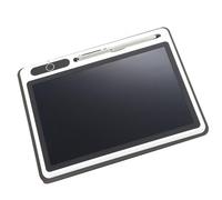 Marhynchus Tablette de Tablette LCD Flexible D'écriture pour des Réunions de Travail et des Notes de Service avec Couleur de Verte Jaunâtre (Rouge (avec étui en Cuir))